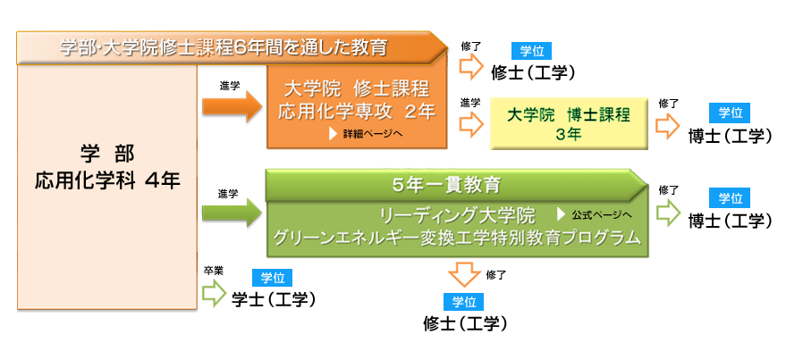 学部・大学院修士課程6年間を通した教育